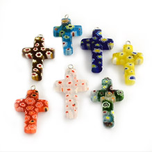 Millefiori Glas Anhänger