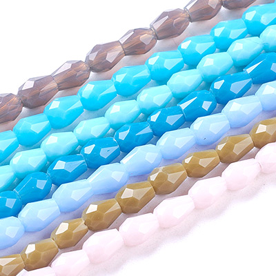 Perles En Verre Imitation Jade