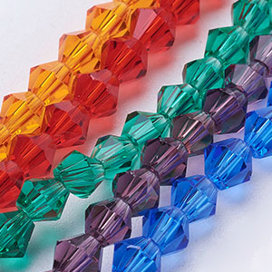 Perles de Verre Transparentes