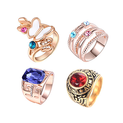 Rhinestone Rings