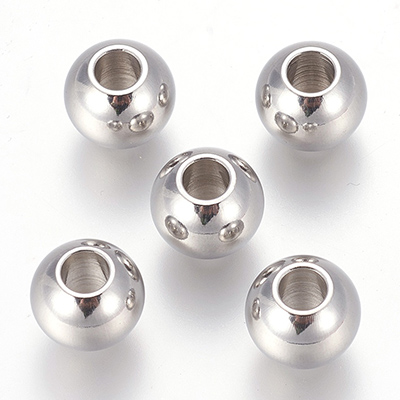 Stainless Steel European Beads