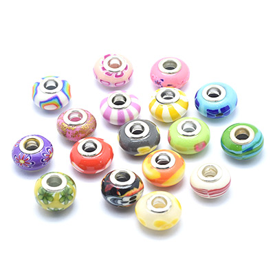 Polymer Clay European Beads