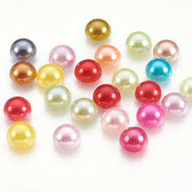 ABS Plastic Imitation Pearl Cabochons