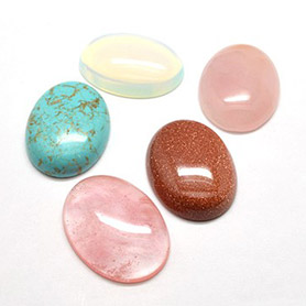 Oval Mixed Gemstone Cabochons