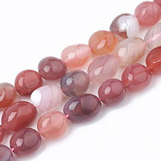 Natural YanYuan Agate Beads Strands