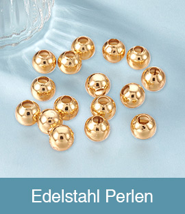 Edelstahl Perlen