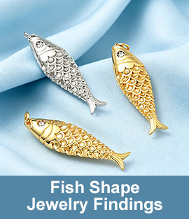 Fish Shape Jewelry Findings