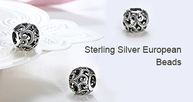 Sterling Silver European Beads