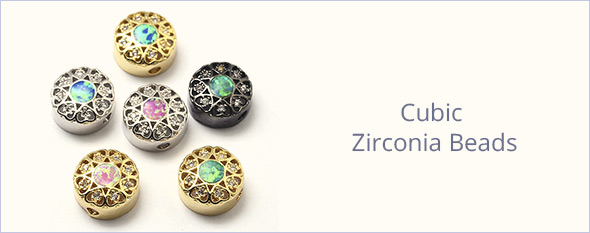 Cubic Zirconia Beads