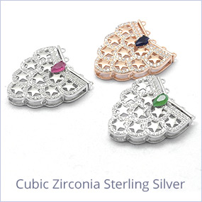 Cubic Zirconia Sterling Silver