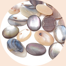Shell & Pearl Cabochons