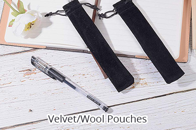 Velvet/Wool Pouches