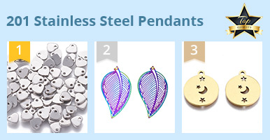 201 Stainless Steel Pendants