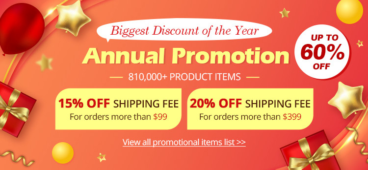 Annual Promotion Up To 60% OFF