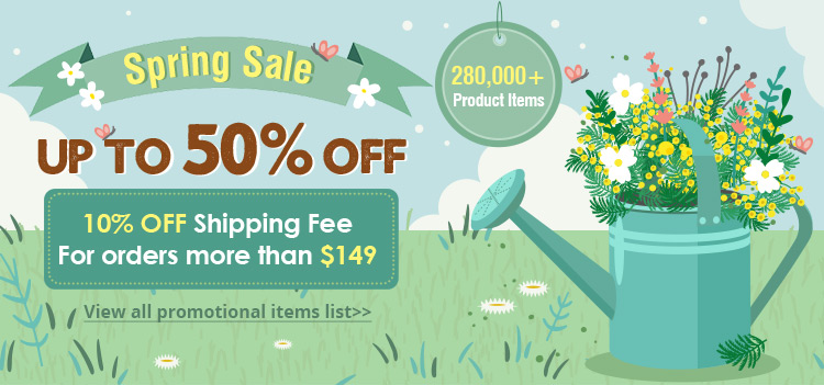 Spring Sale UP TO 50% OFF