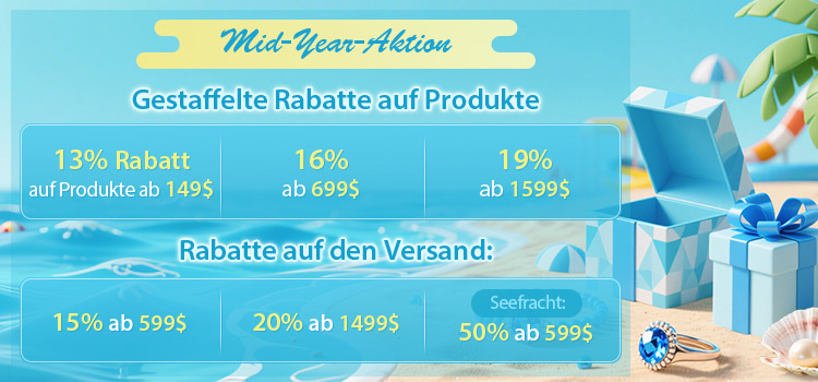 Mid-Year-Aktion Gestaffelte Rabatte auf Produkte