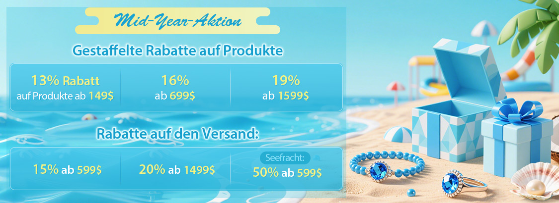 Mid-Year-Aktion Gestaffelte Rabatte auf Produkte