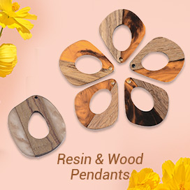 Resin & Wood Pendants