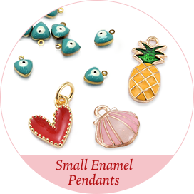 Small Enamel Pendants